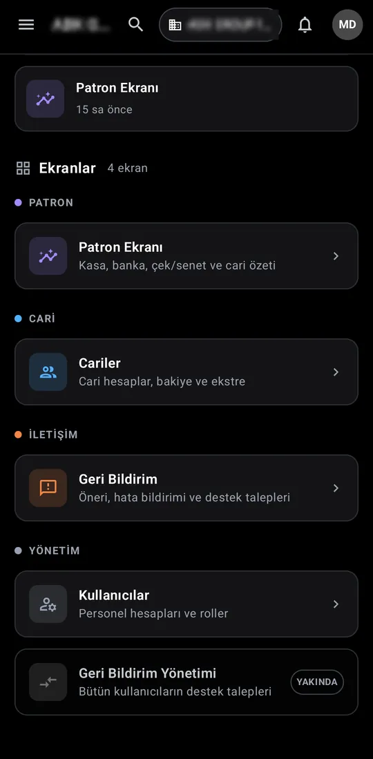 Gümrah Saha — Screen list screenshot