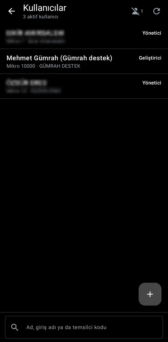 Gümrah Saha — Users screenshot