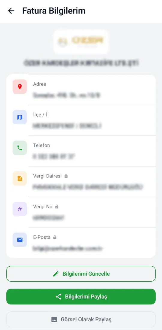 Tekno Portal — My Invoice Details screenshot