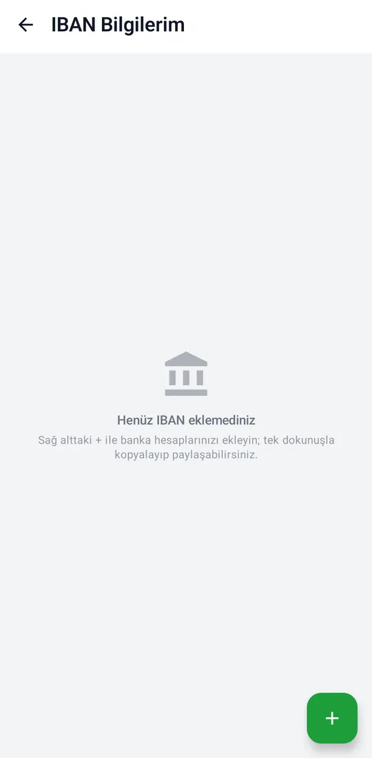 Tekno Portal — My IBANs screenshot