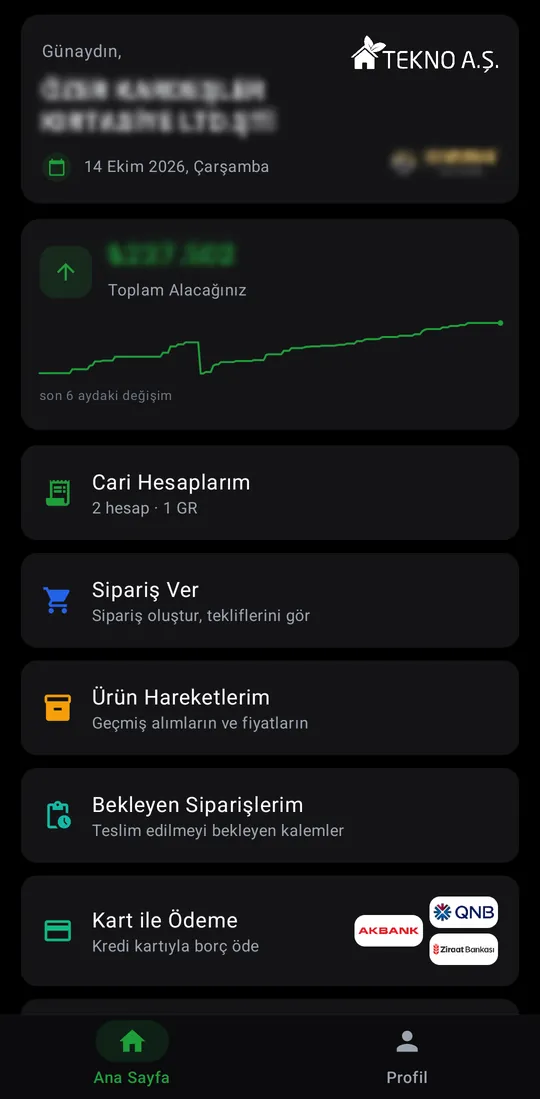 Tekno Portal — Home screen screenshot