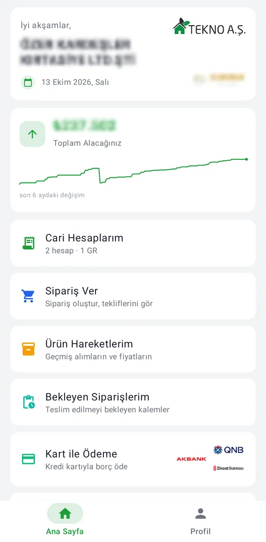 Tekno Portal — Home screen screenshot