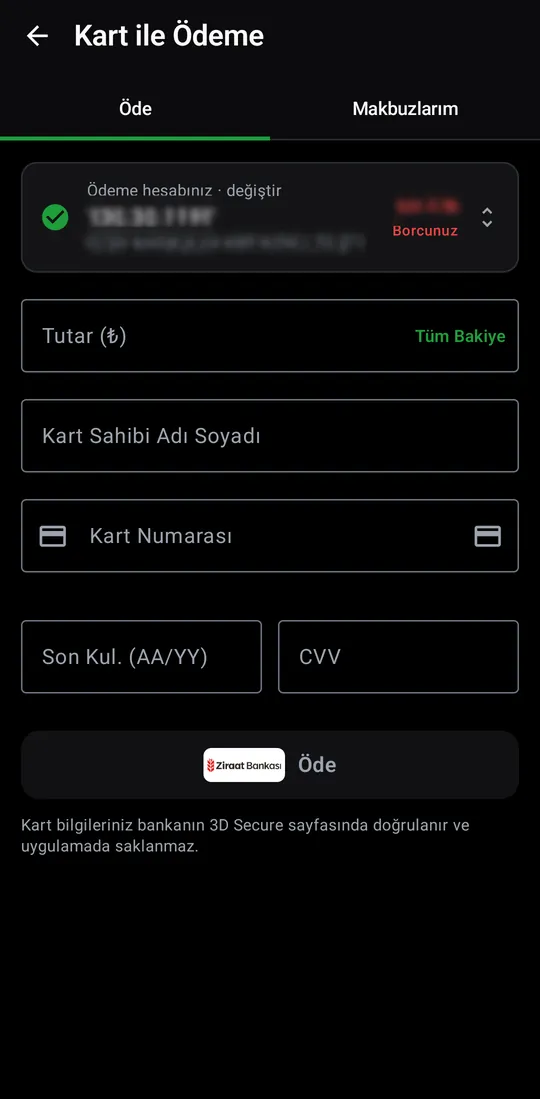 Tekno Portal — Pay by Card screenshot