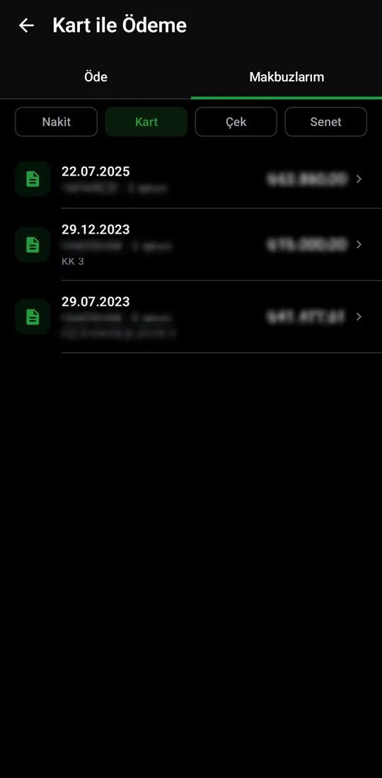 Tekno Portal — My Receipts screenshot