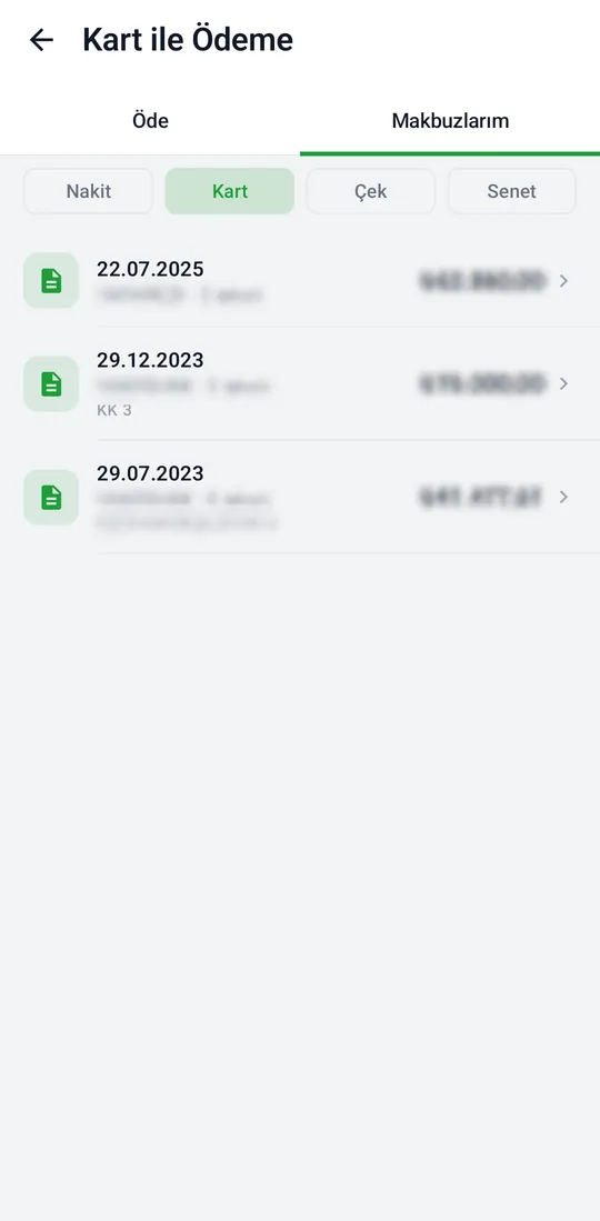 Tekno Portal — My Receipts screenshot