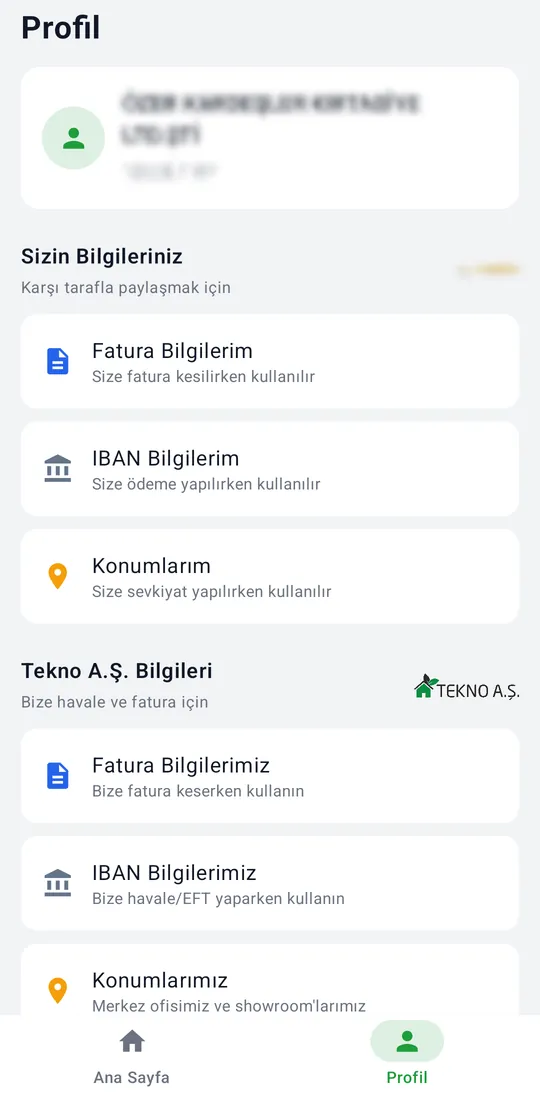 Tekno Portal — Profile tab screenshot