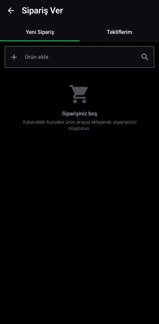 Tekno Portal — Place an Order screenshot