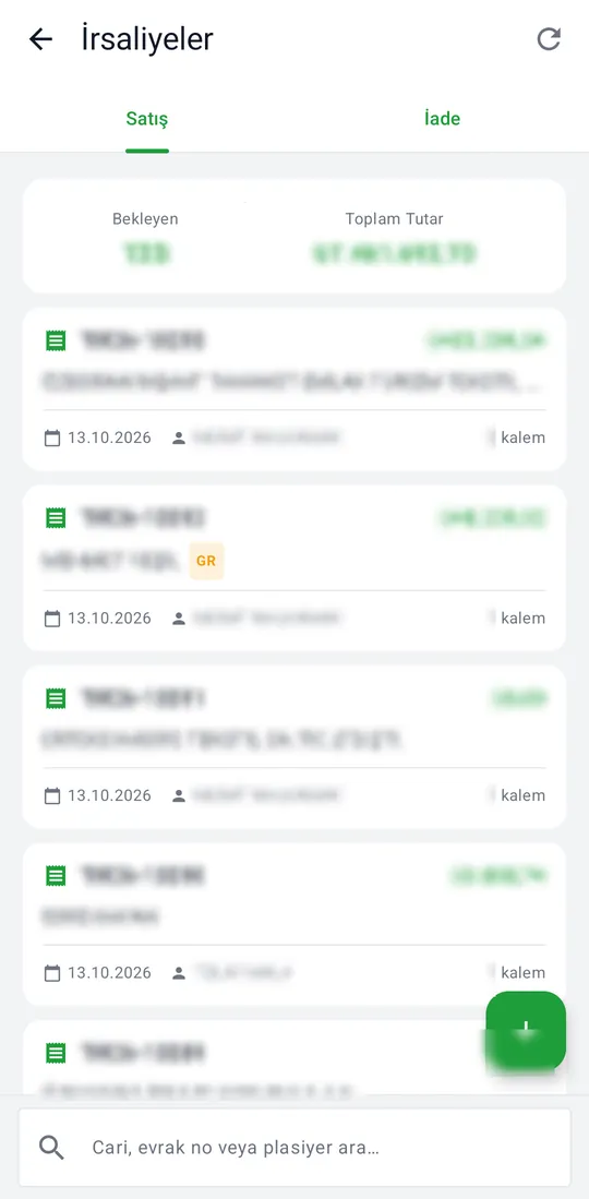 Tekno Sales — Waybills screenshot