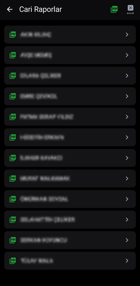 Tekno Sales — Account Reports screenshot