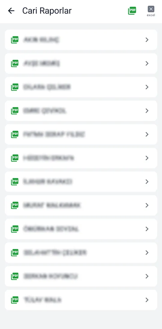 Tekno Sales — Account Reports screenshot