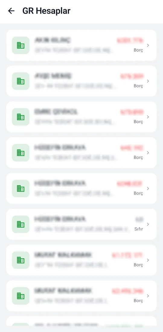 Tekno Sales — GR Accounts screenshot