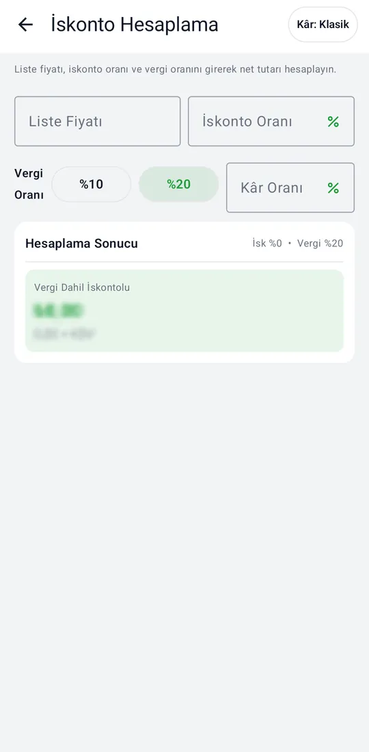 Tekno Sales — Discount Calculator screenshot