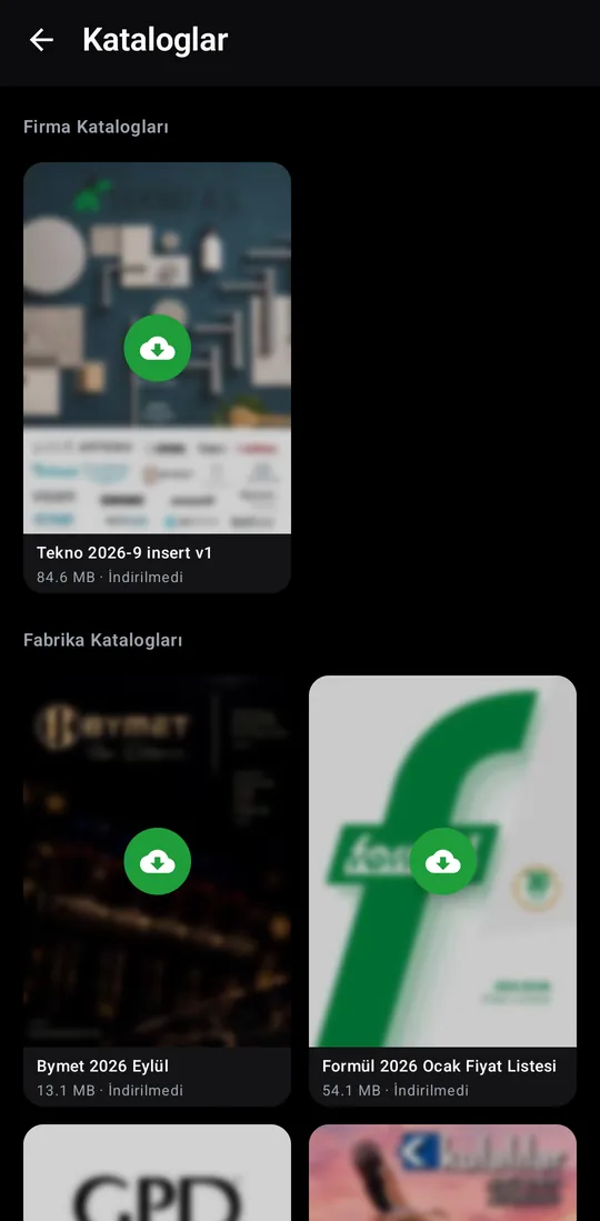 Tekno Sales — Catalogs screenshot