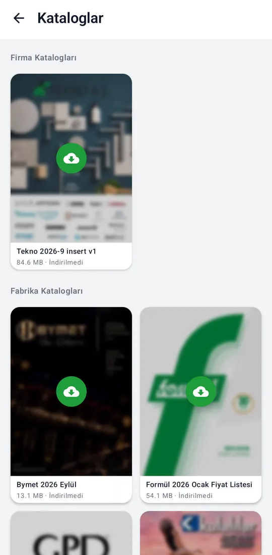 Tekno Sales — Catalogs screenshot
