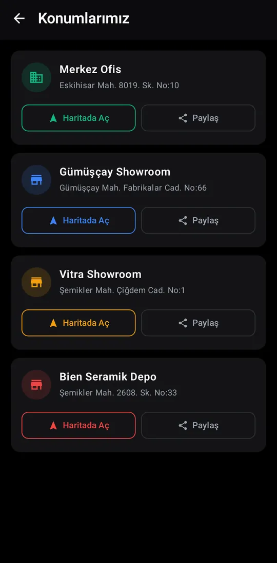 Tekno Sales — Share Location screenshot