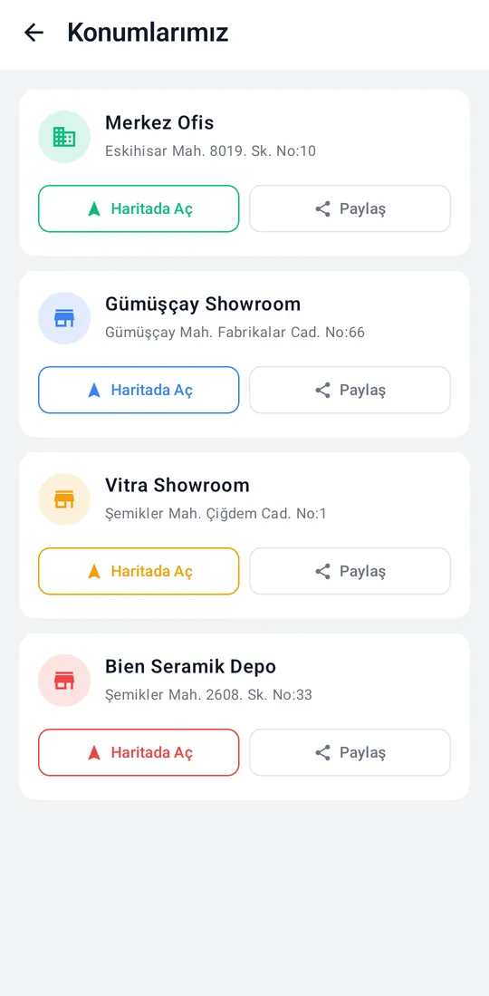 Tekno Sales — Share Location screenshot