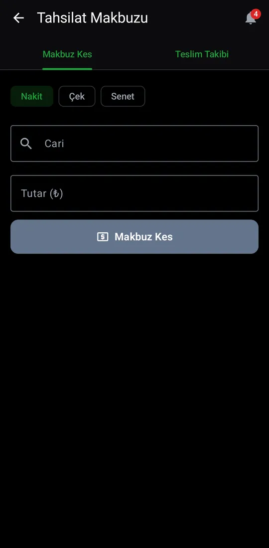 Tekno Sales — Issue Collection Receipt screenshot