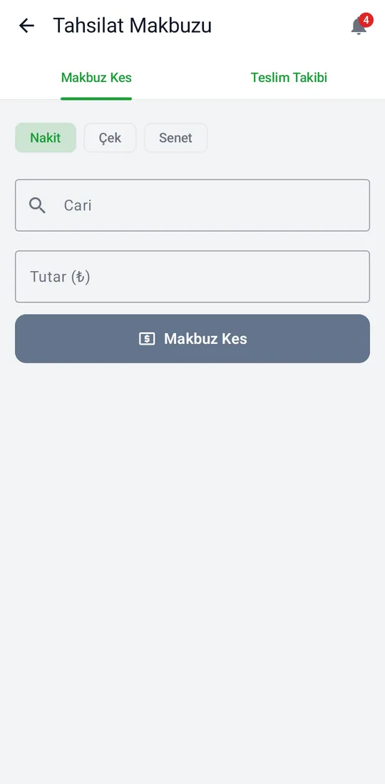 Tekno Sales — Issue Collection Receipt screenshot