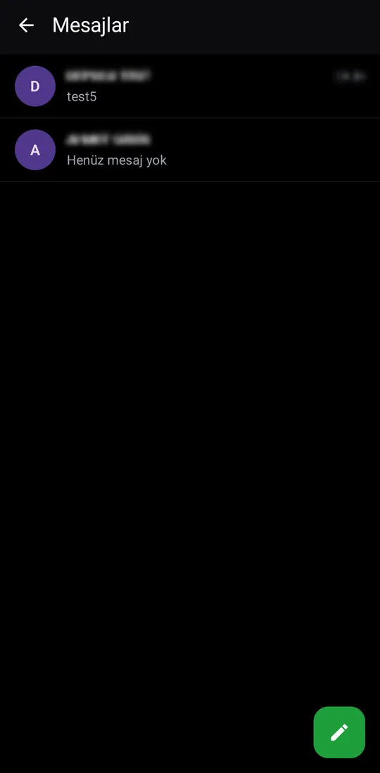 Tekno Sales — Messages screenshot