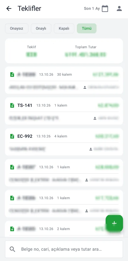 Tekno Sales — Quotes screenshot